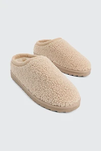 Sabots en faux mouton