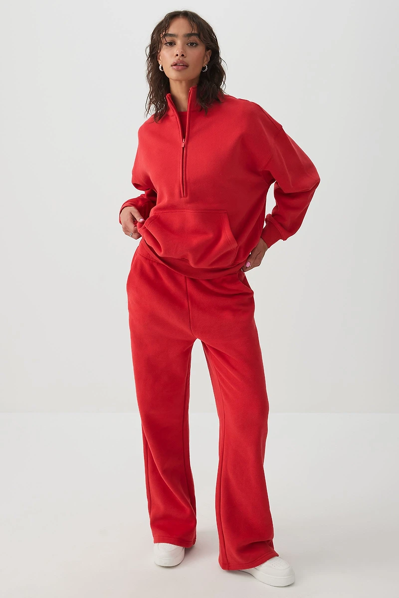 Chandail à demi-glissière en Molleton MADESOFT