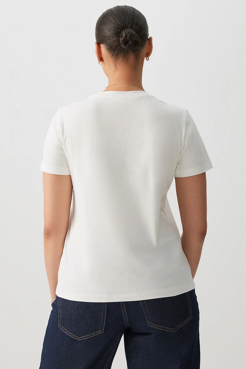 T-shirt graphique de coupe régulière