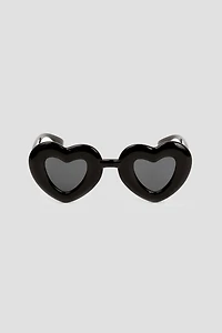 Ardene Balloon Heart Shaped Sunglasses in