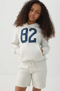 Ardene Kids MADESOFT Fleece Sweatshorts in Beige | Size | Polyester/Cotton | Eco-Conscious