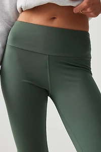 Legging envers doux à jambe évasée