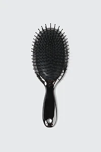Ardene Metallic Paddle Hairbrush in Silver