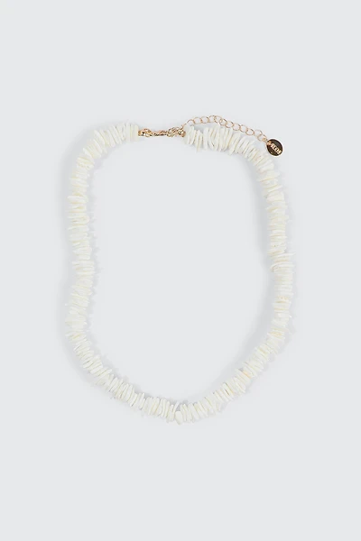 Ardene Shell Necklace in White