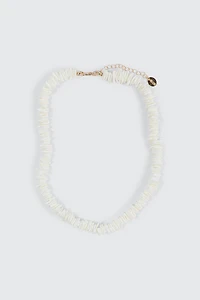 Ardene Shell Necklace in White