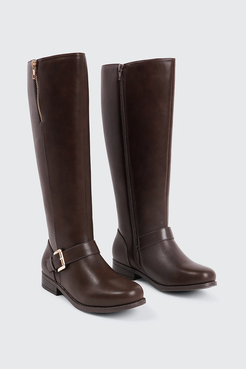 Bottes cavalières à boucle