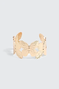 Bracelet jonc papillon
