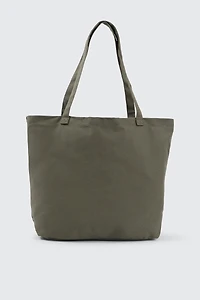 Ardene Canvas Tote Bag in Khaki | Cotton | Eco-Conscious | 100% Recycled