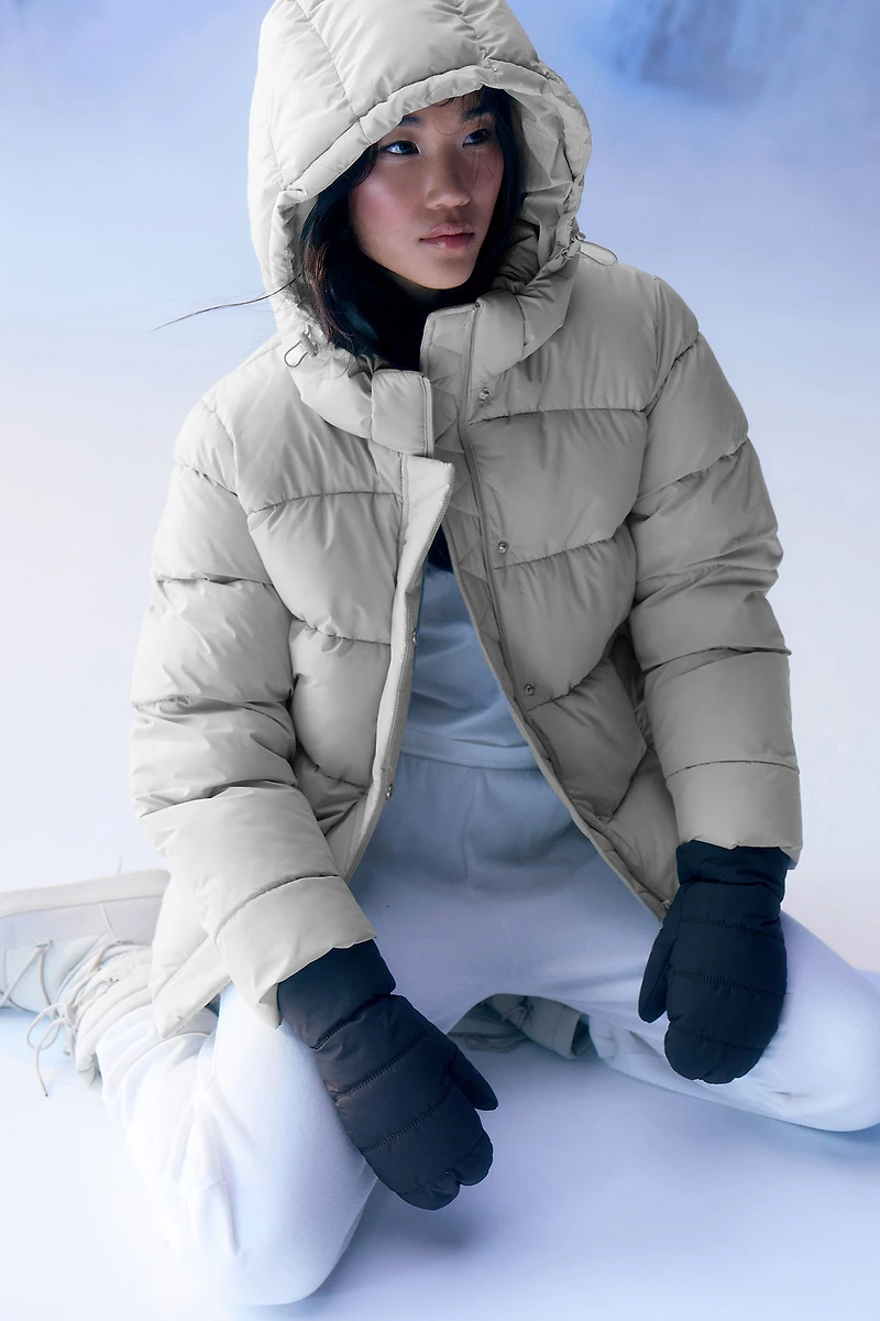 Ardene The Everyday Puff in Birch | Size | Polyester