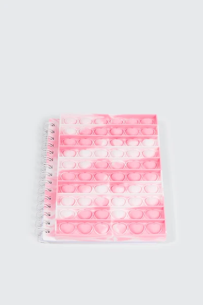 Ardene Kids Pop Fidget Notebook in Light Pink