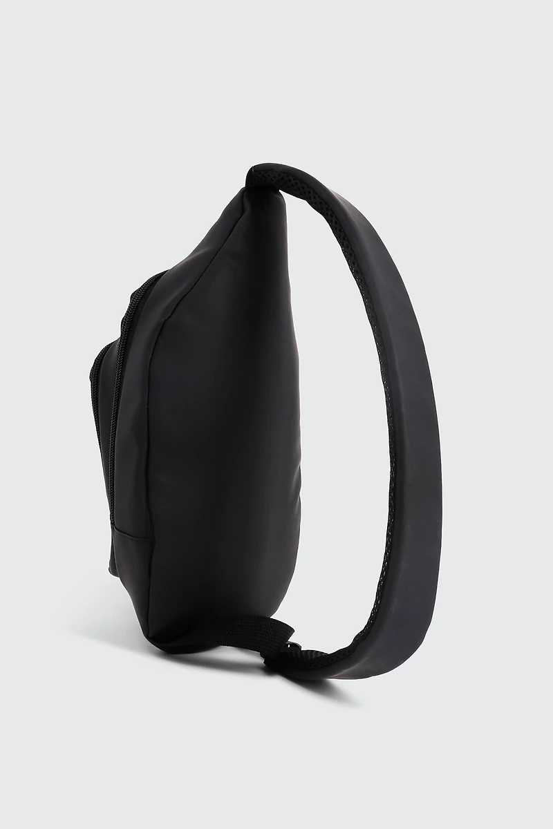 Sac à dos à bretelle unique noir