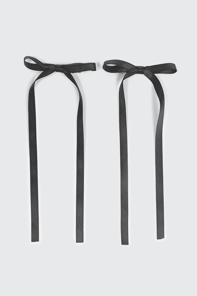Ardene 2-Pack Bow Hair Clips in