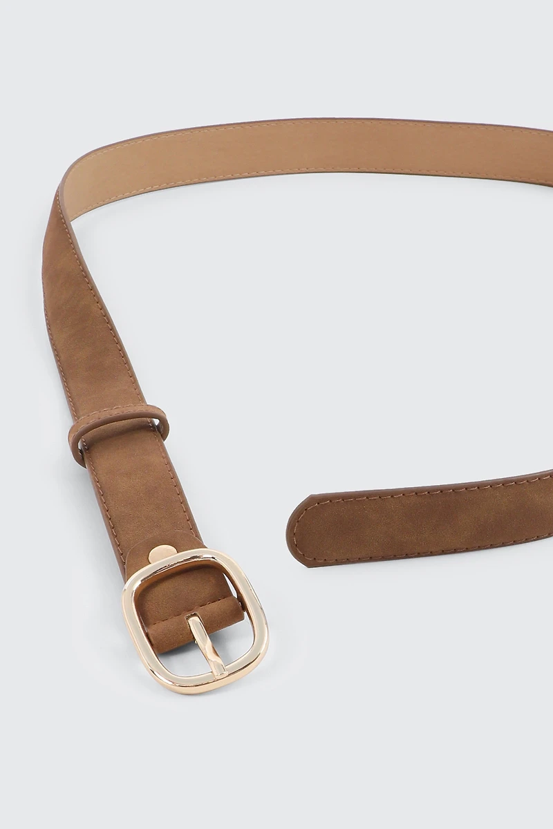 Ceinture à boucle ovale