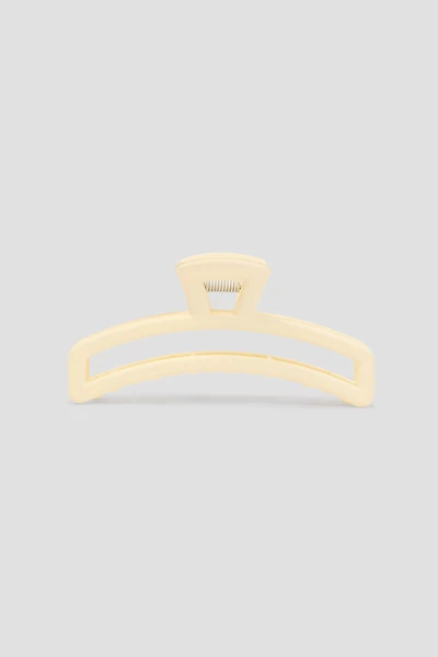 Ardene Cutout Hair Claw in Beige