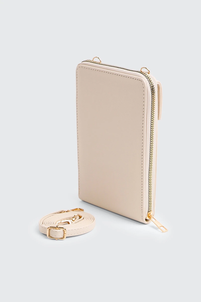 Pochette à téléphone en faux cuir