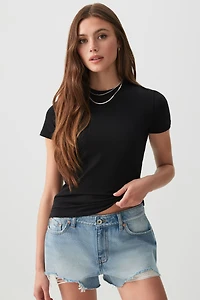 Ardene Effortless Everyday T-Shirt in | Size | Cotton/Elastane | Eco-Conscious