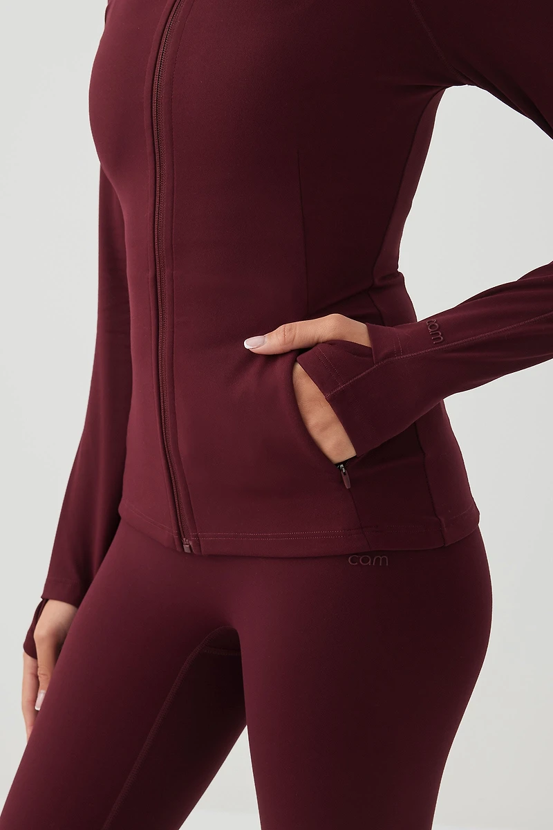 Veste légère ajustée à capuchon camactive