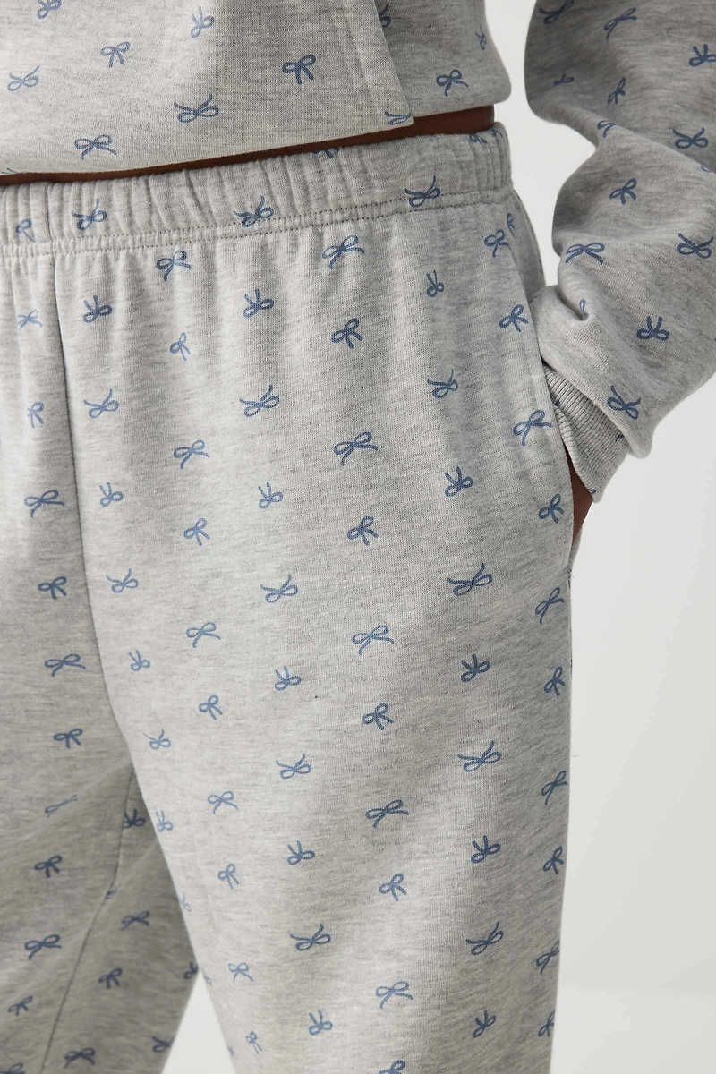 Pantalon de jogging à motif boucles