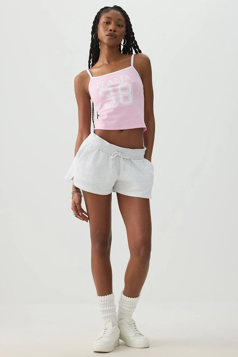 Shorts détente taille basse