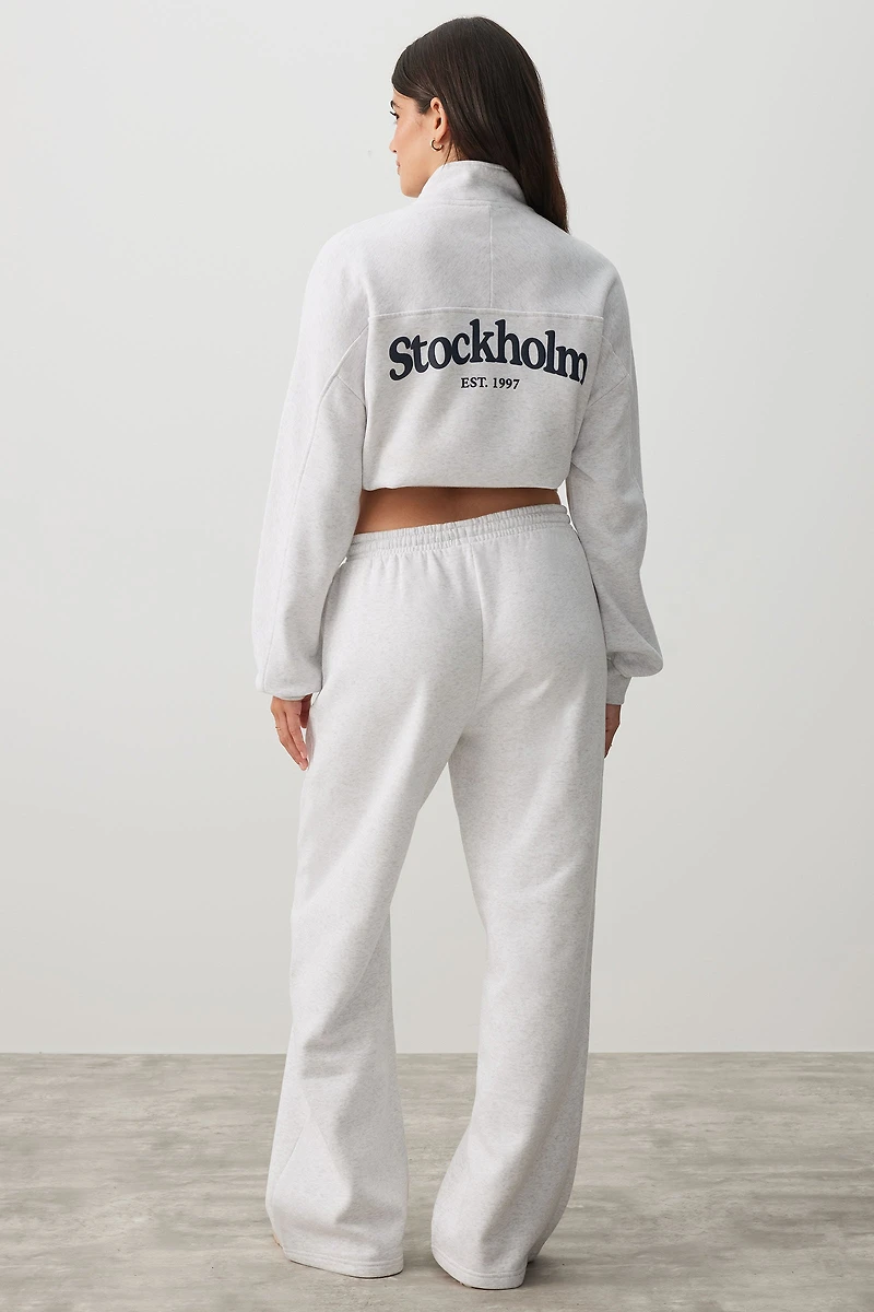 Pantalon de jogging à jambe large