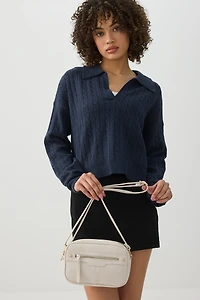 Sac à bandoulière en faux cuir