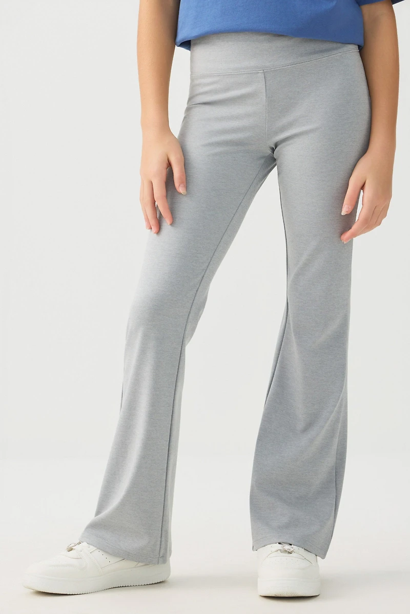 Pantalon évasé uni