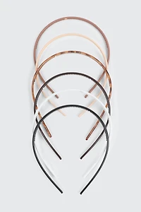 Lot de 6 petits serre-têtes