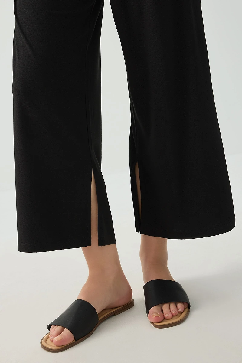 Jupe-culotte à fentes latérales
