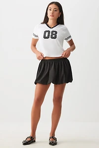 T-shirt sport en maille de coupe carrée