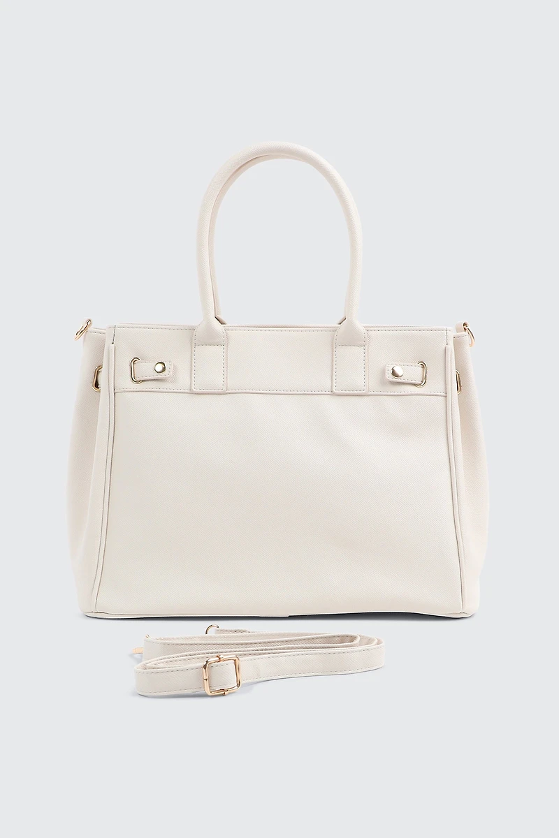 Sac fourre-tout à détail de boucle