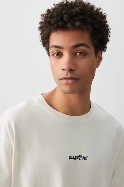 Ardene Man Graphic T-Shirt For Men in White | Size Small | 100% Cotton