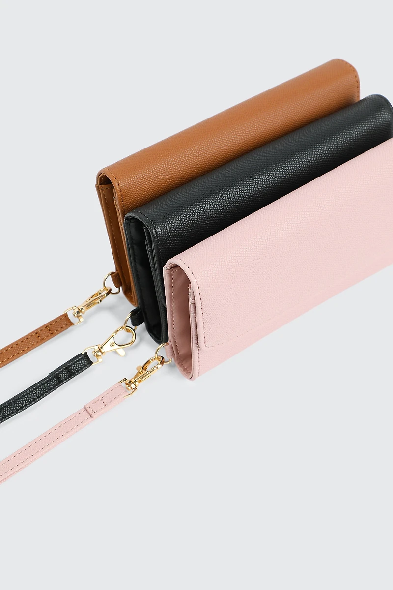 Portefeuille rectangulaire à rabat