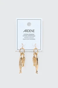 Boucles d'oreilles pendantes poissons