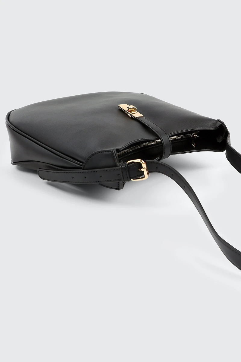 Sac sellier en faux cuir