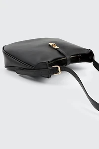 Sac sellier en faux cuir