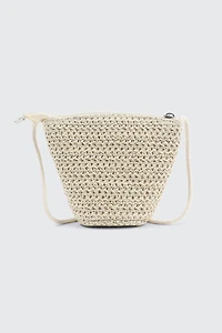 Mini sac bandoulière en crochet