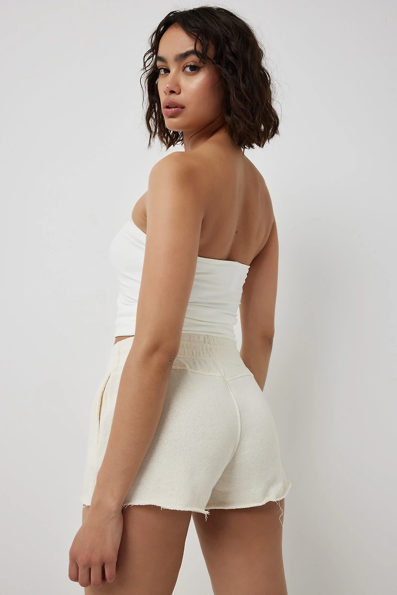 Short en jersey bouclette