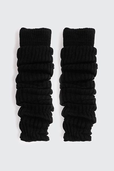 Ardene Over-the-Knee Leg Warmers in Black | 100% Acrylic