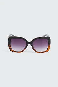 Lunettes de soleil ovales surdimensionnées