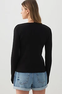 Cardigan noué à l'avant