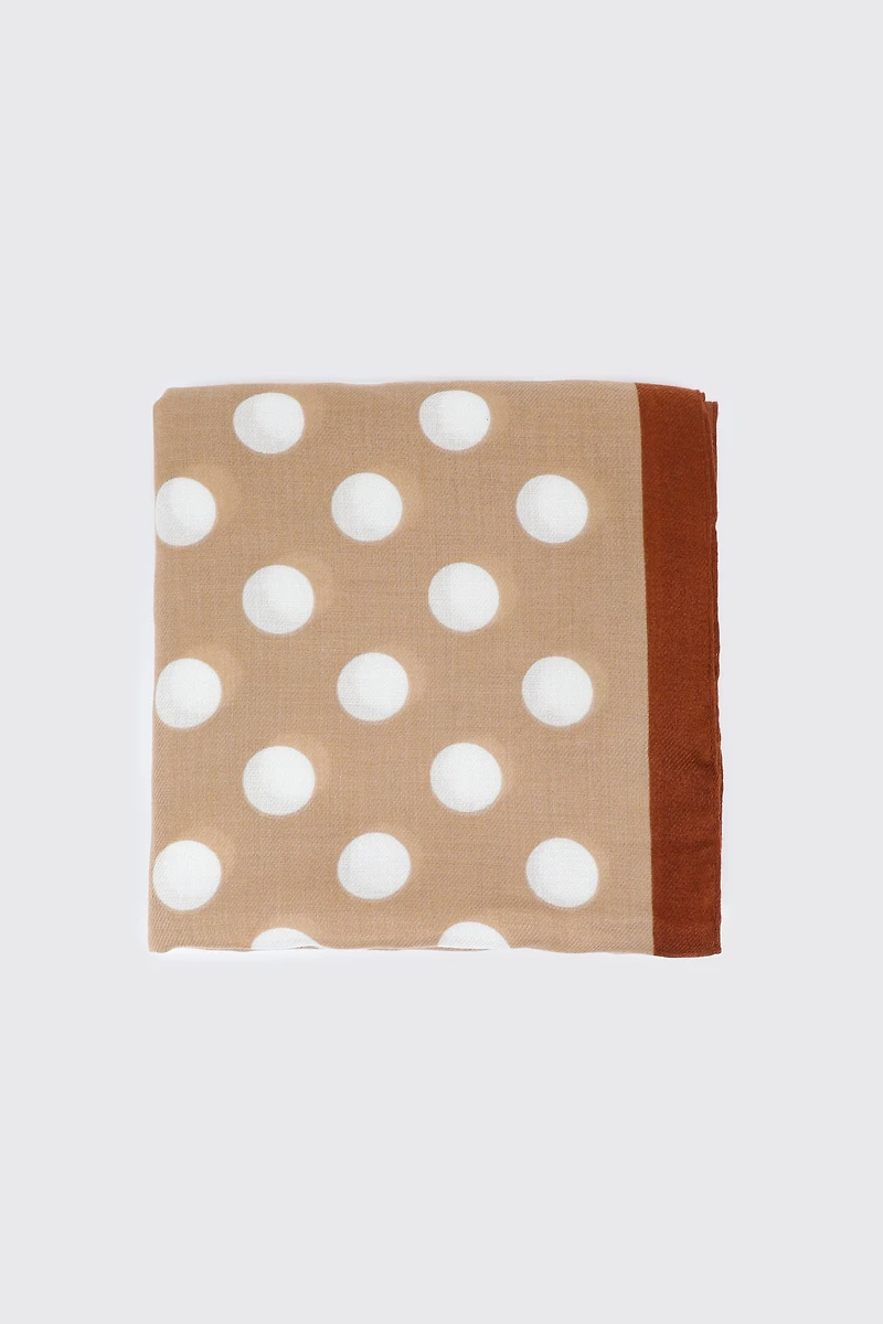 Foulard léger à pois