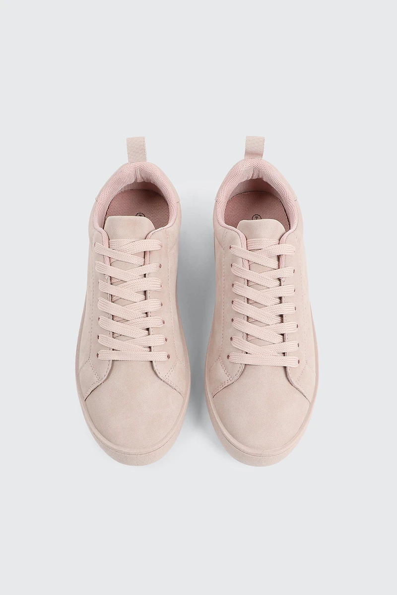 Espadrilles de tennis lacées