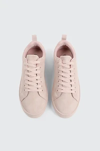 Espadrilles de tennis lacées