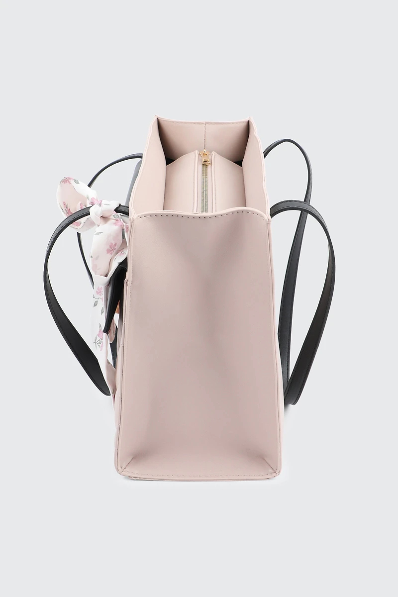 Sac fourre-tout structuré matelass