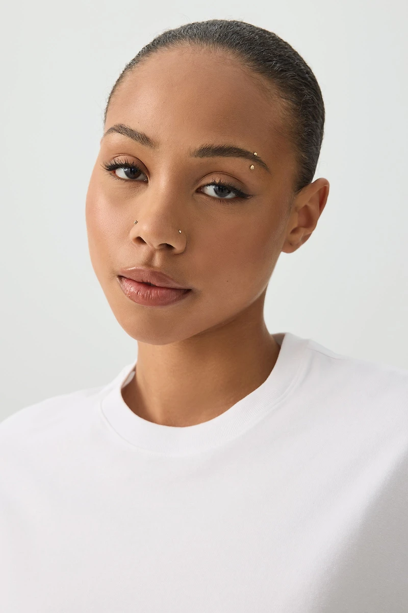 T-shirt ample à manches courtes Basic