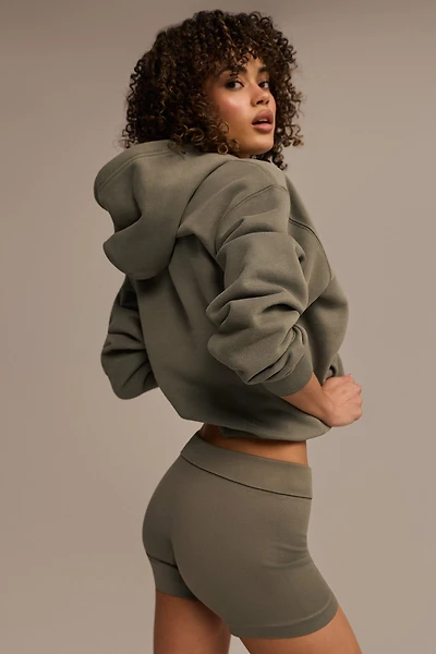 Ardene 5" Seamless Biker Shorts in Sage | Size | Nylon/Elastane | Eco-Conscious