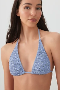 Haut de maillot triangle allong