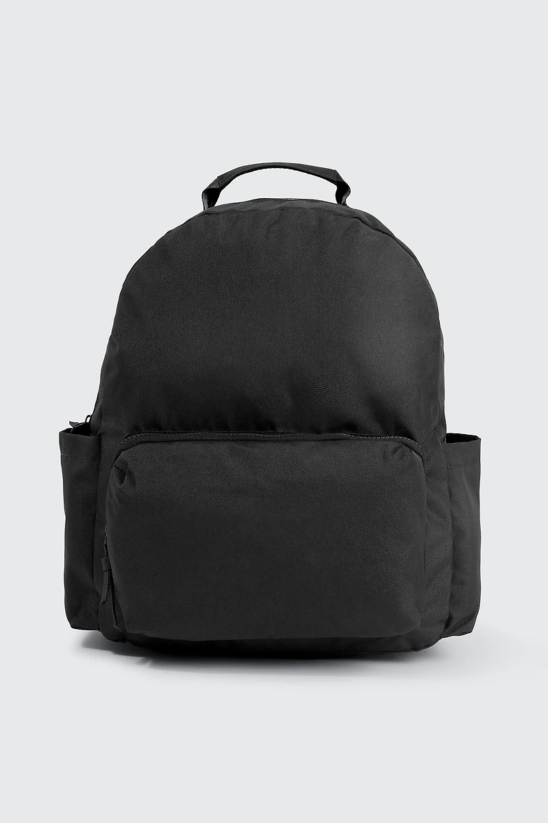 Ardene Canvas Backpack in Black | 100% Recycled Polyester | Eco-Conscious