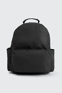Ardene Canvas Backpack in Black | 100% Recycled Polyester | Eco-Conscious