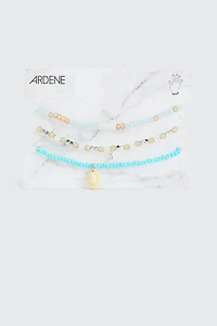 Trio de bracelets à billes